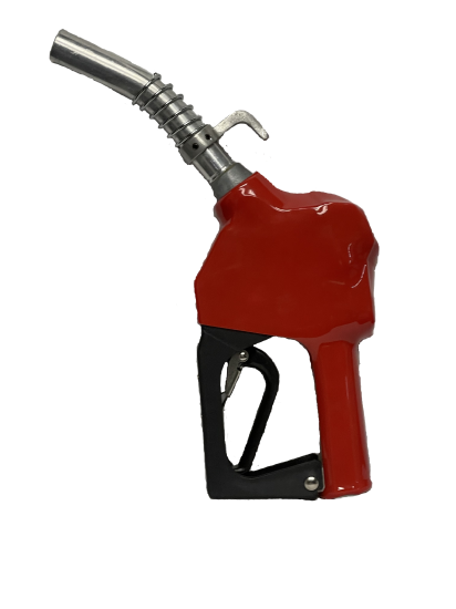 3/4 in. Unleaded 12V Transfer Pump Nozzle, Red - Click Image to Close