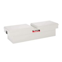 Full-Size Steel Cross Bed Truck Tool Box, White
