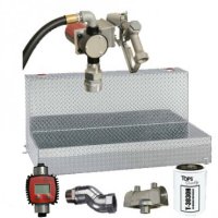 90 Gallon L-Shaped Aluminum Transfer Tank