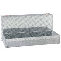 48 Gallon L-Shaped Aluminum Liquid Storage Truck Transfer Tanks