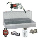 80 Gallon L-Shaped Transfer Tank & Transfer Pump Combo
