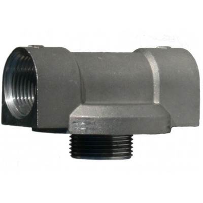 Aluminum Filter Head Adapter, 1 in. NPT, 1-3/8 in. - 12 UNF - Click Image to Close